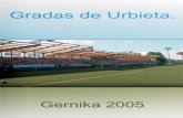 Trabajos de apoyo topográfico en la construcción de unas gradas en el campo de futbol Urbieta de Gernika.