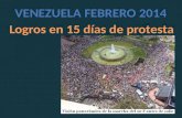 Venezuela logros de 15 días de protesta
