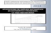 aplicaciones de análisis matemático en matemática financiera
