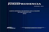 CORTE SUPREMA DE JUSTICIA DE LA NACIÓN Jurisprudencia ...