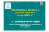 Tema 1 y 2.- Mejoramiento genético a partir de recursos zoogenéticos