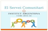 El servei comunitari1516 presentació pares