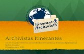 Itinerant Archivists 2015: Ecuador