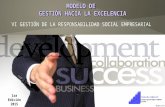 Modelo de Gestión hacia la Excelencia - VI Responsabilidad Social Empresarial