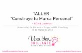 Presentación Taller Construye tu Marca Personal