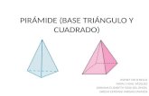 Pirámide base triángulo y cuadrado
