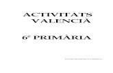 ACTIVITATS VALENCIÀ 6é PRIMÀRIA