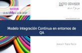 Modelo Integración Continua en entornos de QA