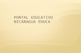 Portal educativo nicaragua educa