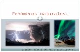Fenómenos naturales - LYS
