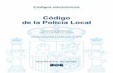 Código de la Policía Local en BOE.