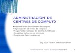 Exposicion administración de centros de computo