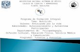 Programa de Formación Integral Tema: Nutrición