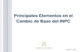 Principales elementos en el cambio de base del INPC (2q dic 2010)