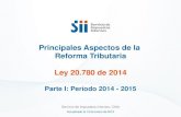 Principales Aspectos Reforma, 2014 - 2015