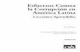 Esfuerzos Contra la Corrupción en América Latina: Lecciones ...