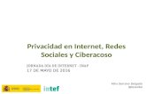 Privacidad en Internet, Redes Sociales y Ciberacoso
