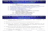 Introducción al Lenguaje C / C++