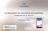 Foro Vacolba - El Mundo Castilla y León:  El proceso de decisión de compra  Resumen
