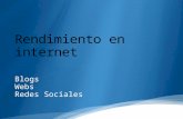 Rendimiento en internet - Por Marcos Jiménez