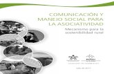 COMUNICACIÓN Y MANEJO SOCIAL PARA LA ASOCIATIVIDAD