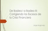 De Basilea I a Basilea III: Corrigiendo los Excesos de la Crisis ...