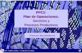 Plan de Operaciones: Servicios y Procesos Productivos
