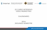 Calendario_22 Curso Intensivo Video Marketing Nicaragua-semestre 2_2014