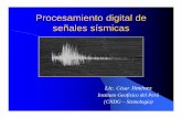Procesamiento digital de señales sísmicas en entorno MatLab