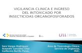 vigilancia clinica e ingreso del intoxicado por insecticida ...