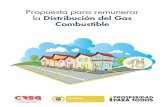 Propuesta para remunerar la Distribución del Gas Combustible