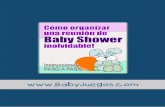 Organiza un Baby Shower inolvidable!