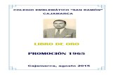LIBRO DE ORO PROMOCIÓN 1965