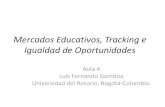 Mercados Educativos, Tracking e Igualdad de Oportunidades