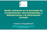 Finquelievich, S. Medio ambiente en la Sociedad de la Información ...