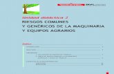 RIESGOS COMUNES Y GENÉRICOS DE LA MAQUINARIA Y ...