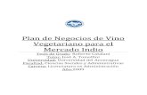 Plan de Negocios de Vino Vegetarianos para el Mercado Indio