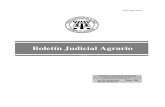 Boletín Judicial Agrario