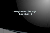 Curso SQL - Leccion 1
