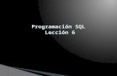 Curso SQL - Leccion 6