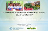 Proyecto Regional  - El impacto de Programas de Alimentación Escolar Sostenibles - Presentación Ulisses Gonzalez.