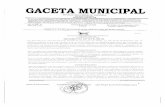 Gaceta municipal 38 2016