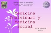 DIstinción entre Medicina Social y Medicina Individual