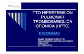 Tratamiento de hipertensión pulmonar tromboembolica cronica octubre 2016