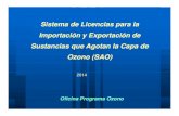Sistema de Licencias para la Importación y Exportación de ...