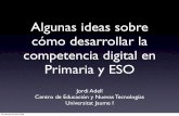 Algunas ideas sobre desarrollar la competencia digital en Primaria y ...