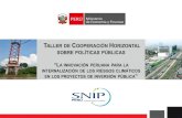 Contexto institucional y funcionamiento del SNIP. - Jesús Ruitón