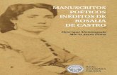 Manuscritos poéticos inéditos de Rosalía de Castro