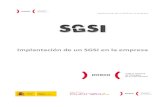 Implantación de un SGSI en la empresa