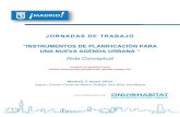 JORNADAS DE TRABAJO “INSTRUMENTOS DE PLANIFICACIÓN ...